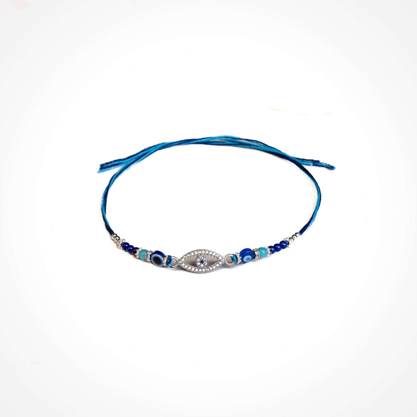 silver rakhi