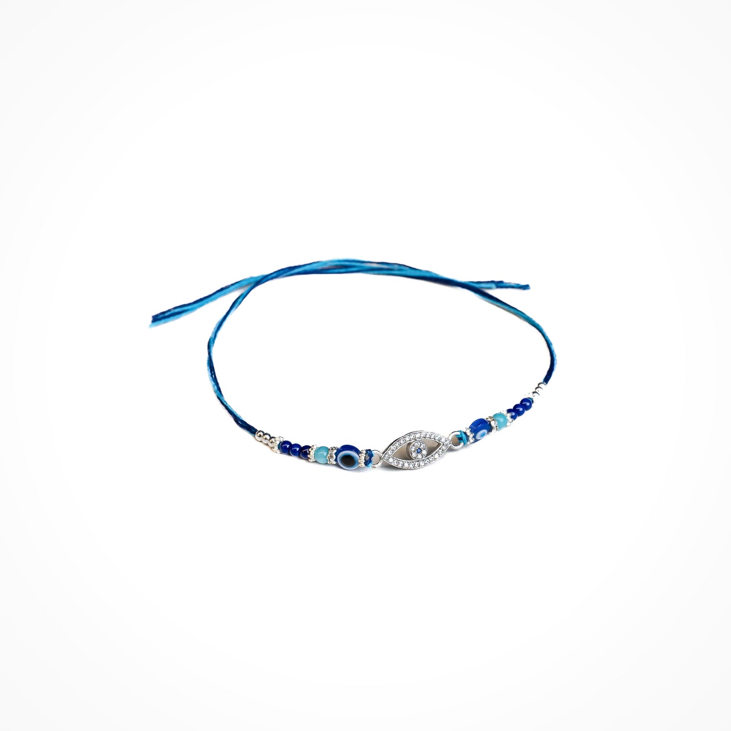 silver rakhi