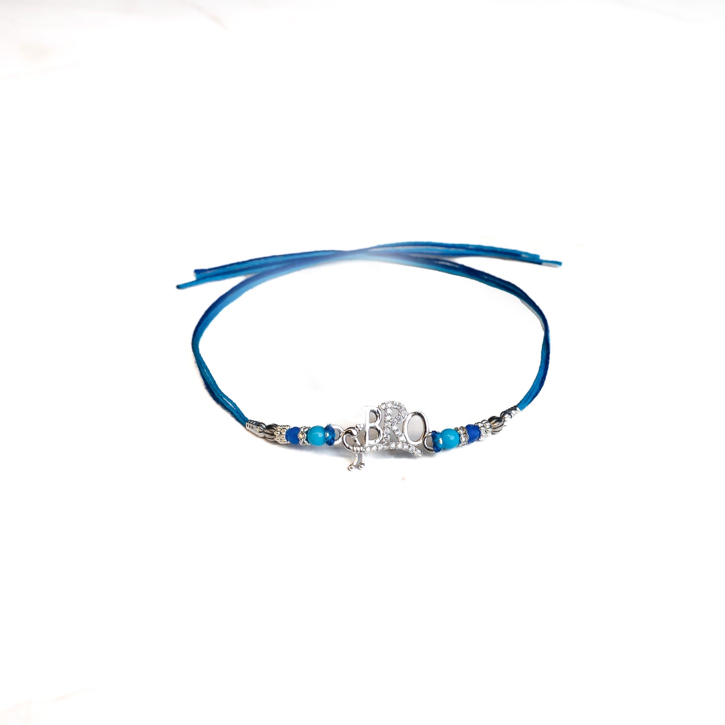 silver rakhi