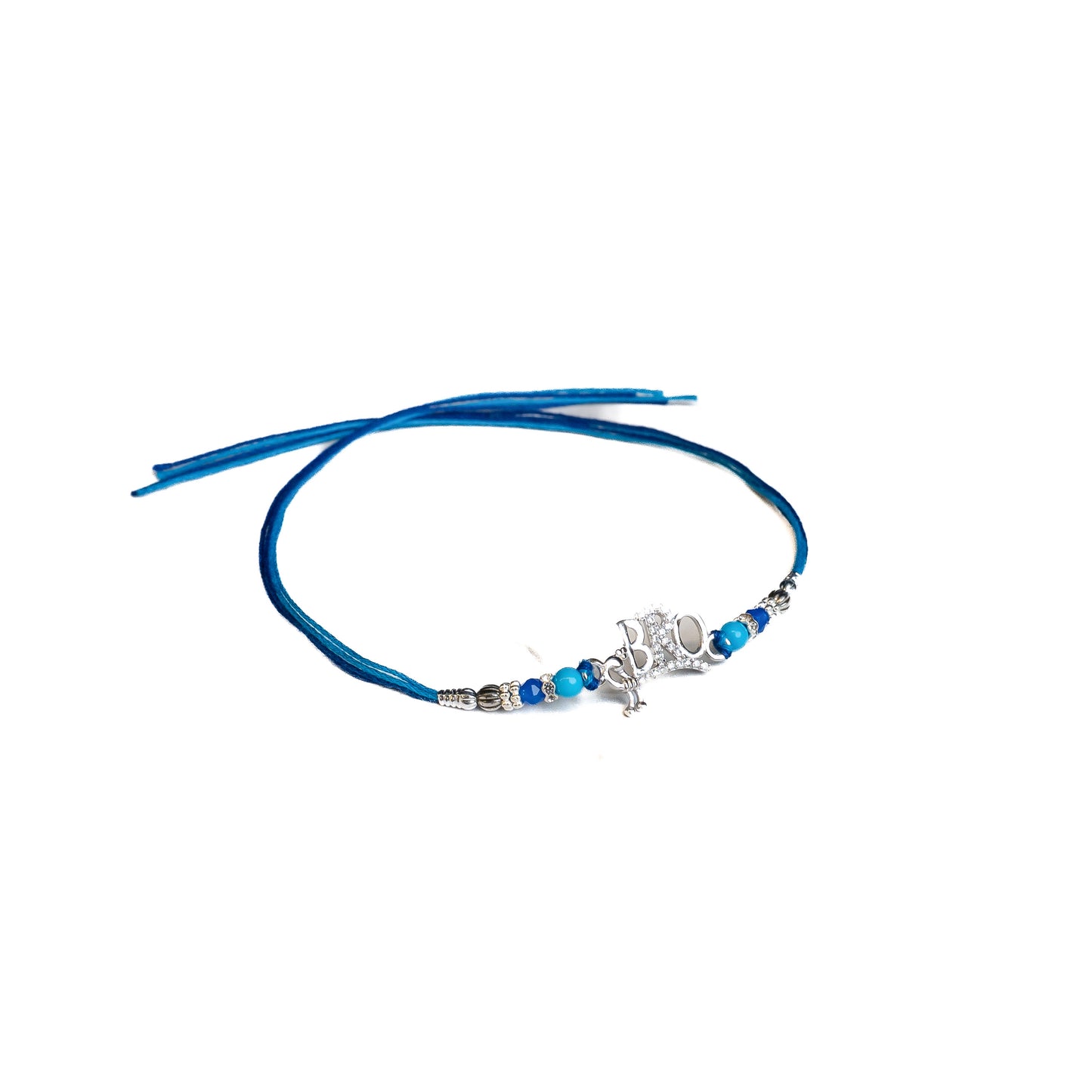 silver rakhi
