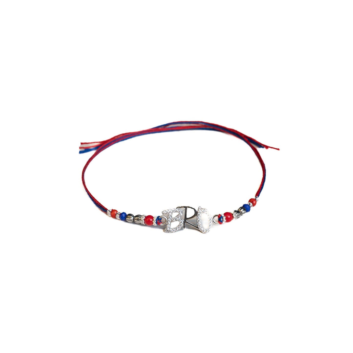 silver rakhi