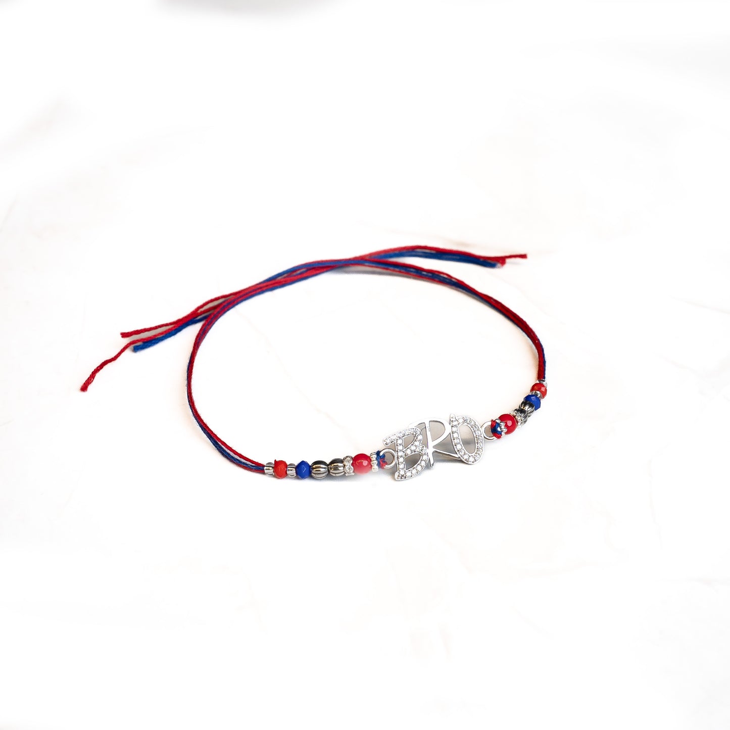 silver rakhi