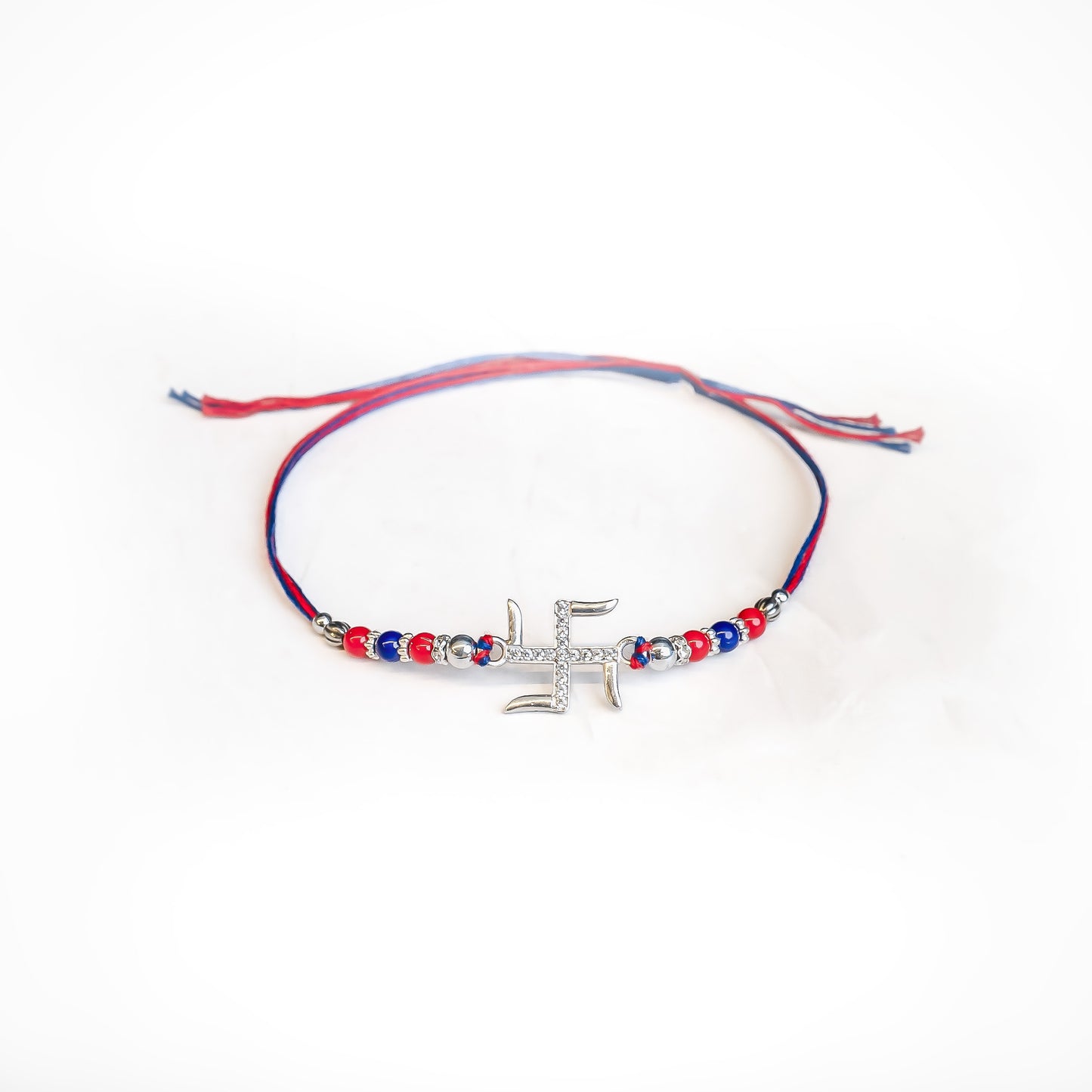 silver rakhi