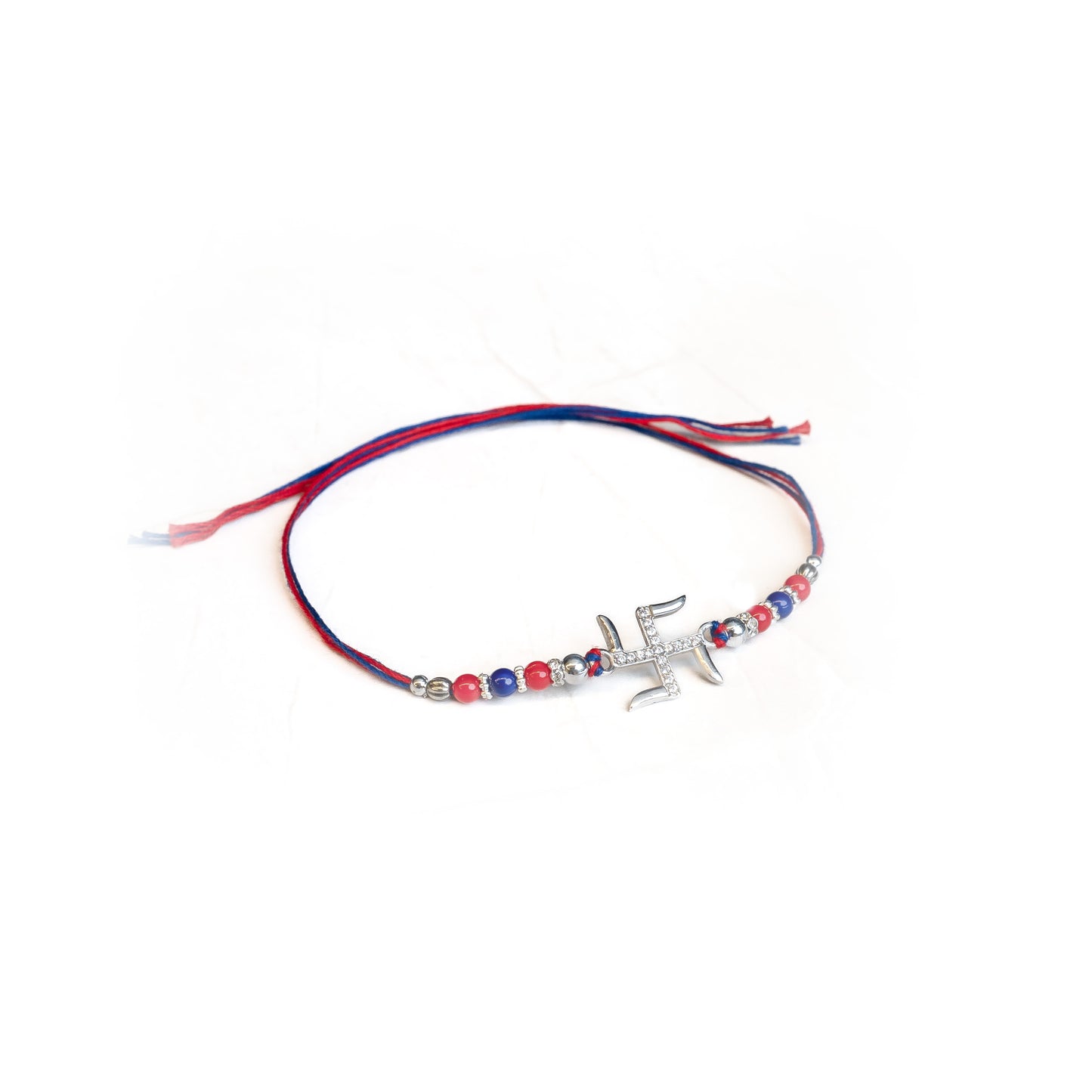 silver rakhi