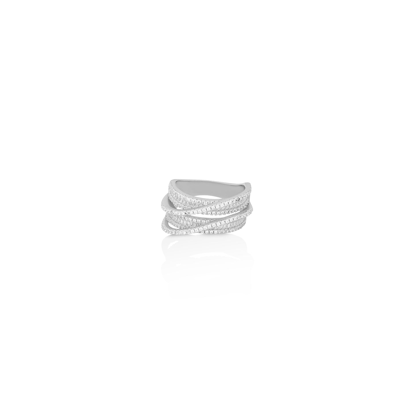 Silver Wave Ring