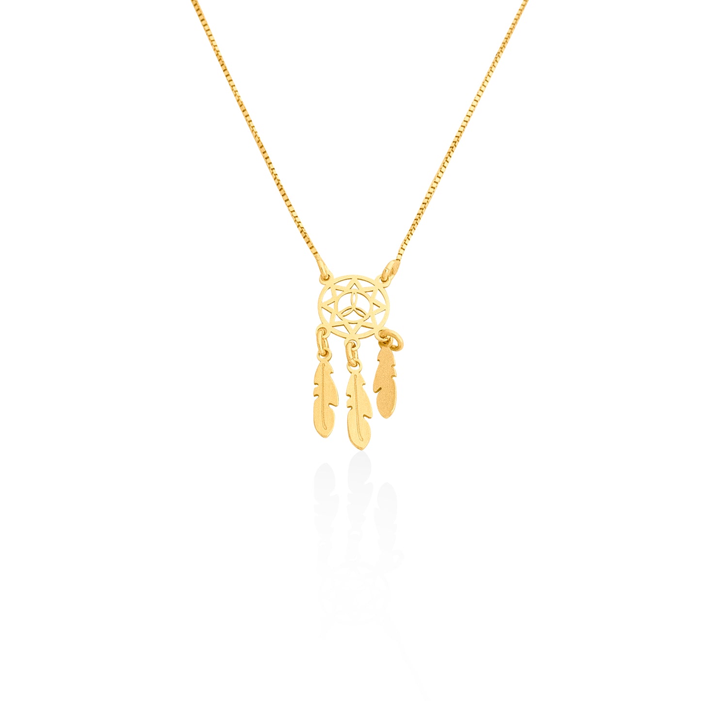 Silverio Gold Money Plant Chain