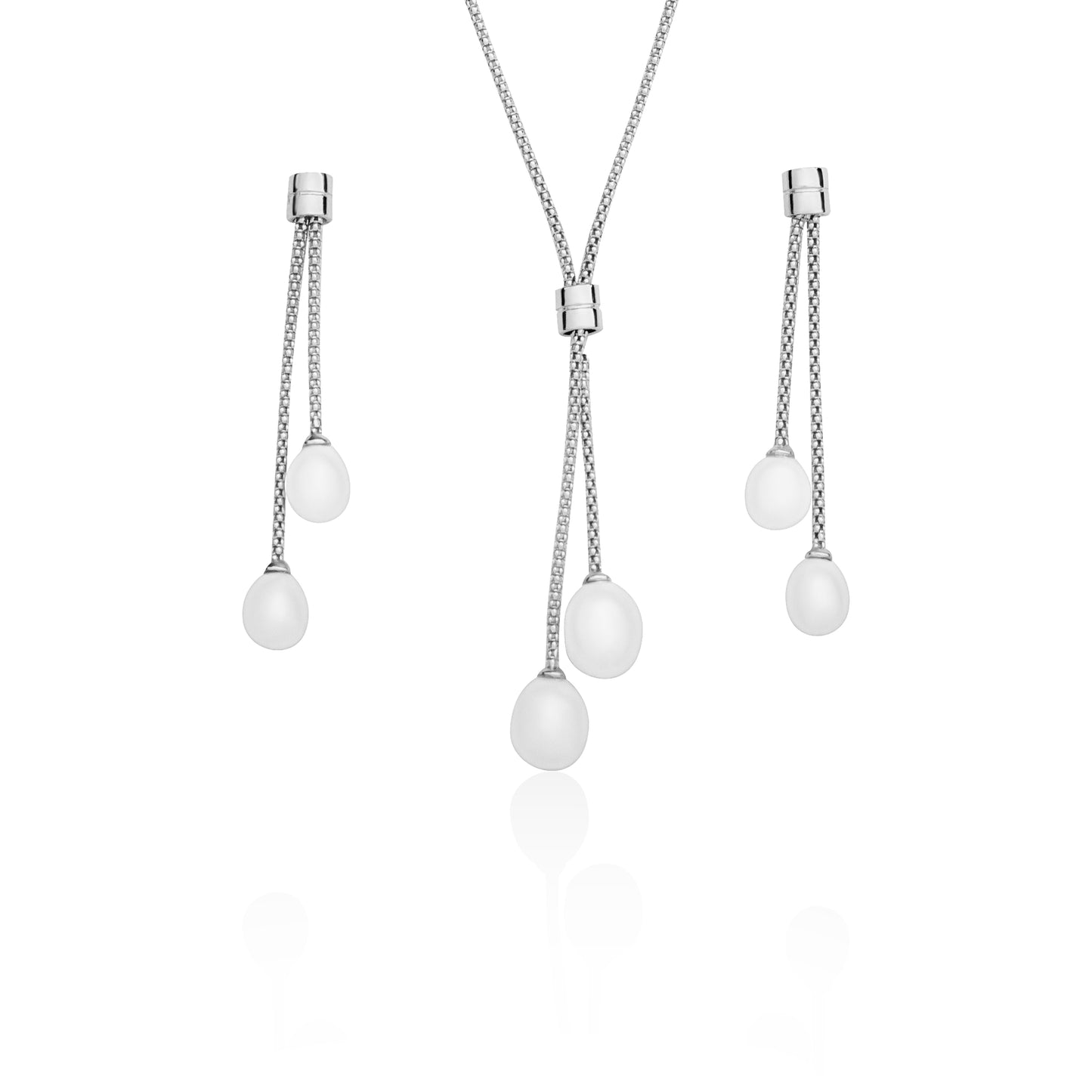 Silverio Fresh Water Pearl Chain