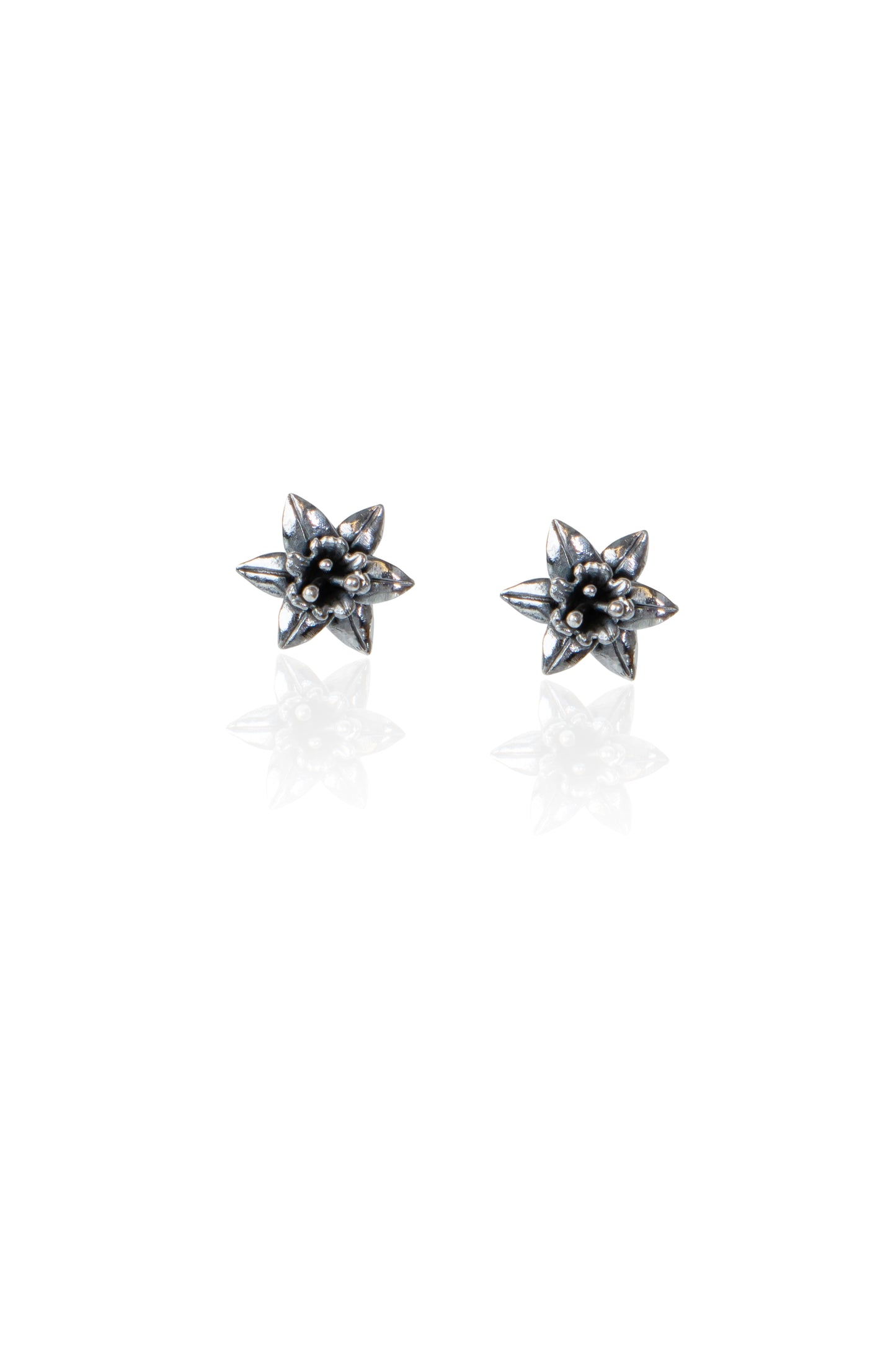 Silverio Star Leaf Studs