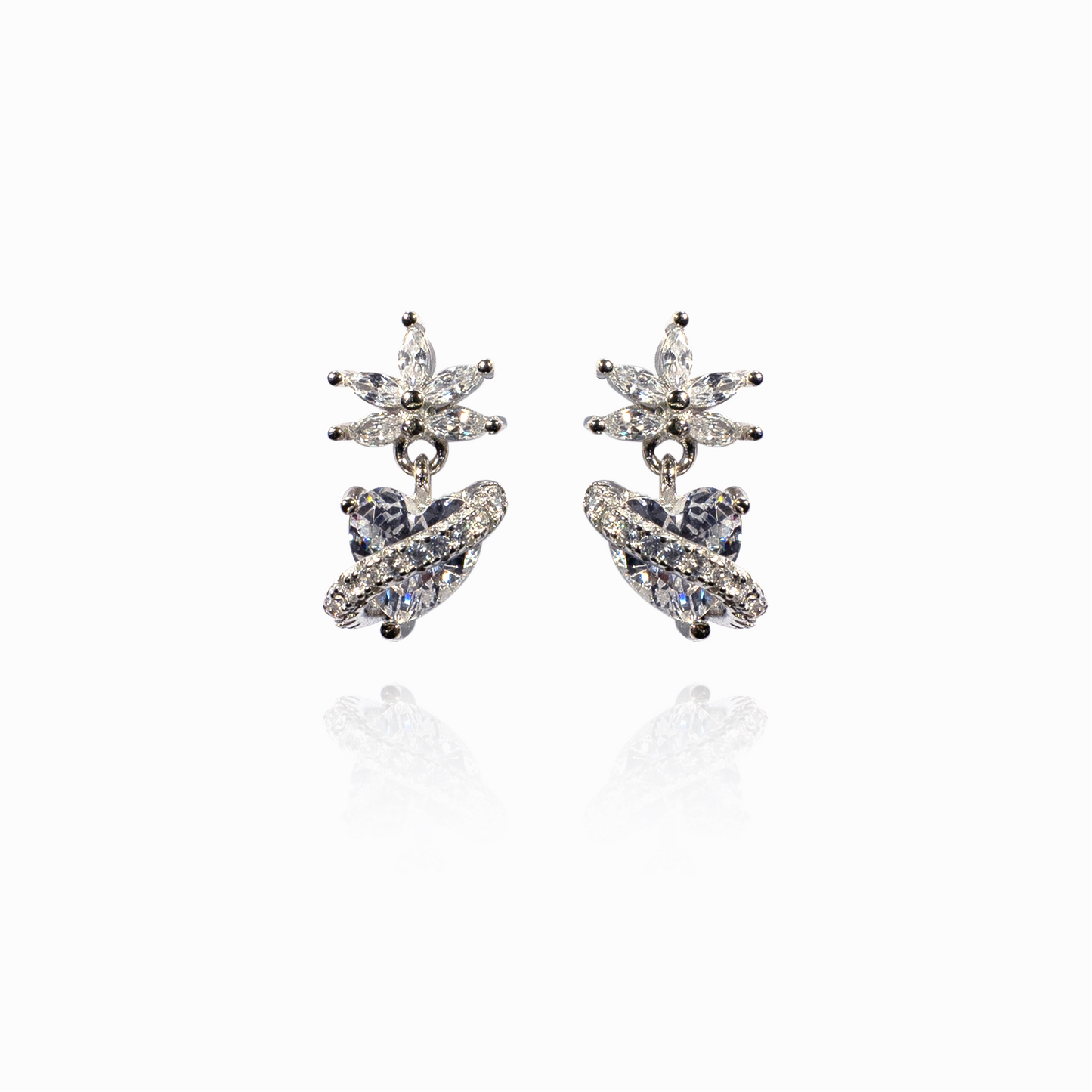 Silverio Floral Heart Tops