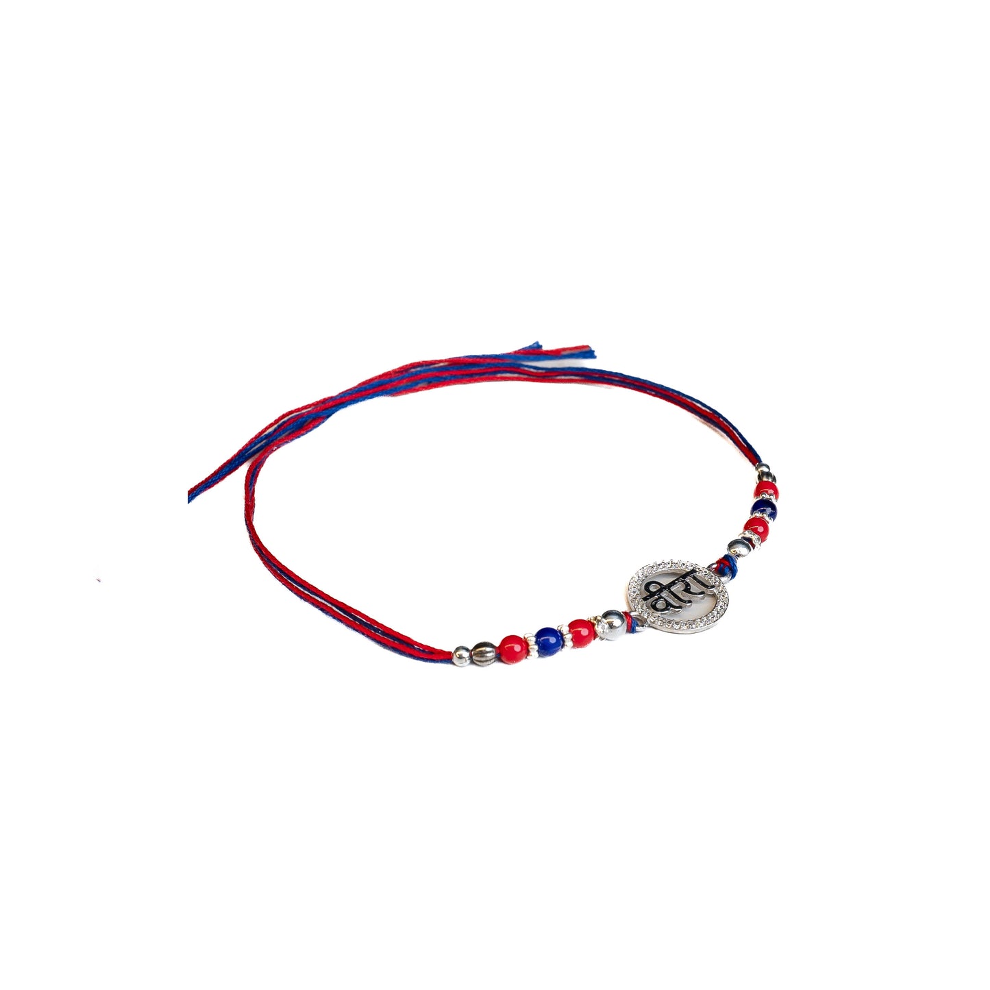 silver rakhi
