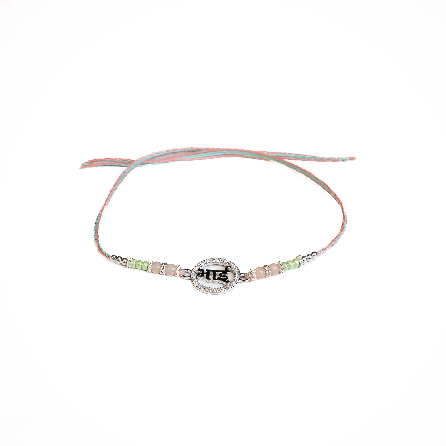 silver rakhi
