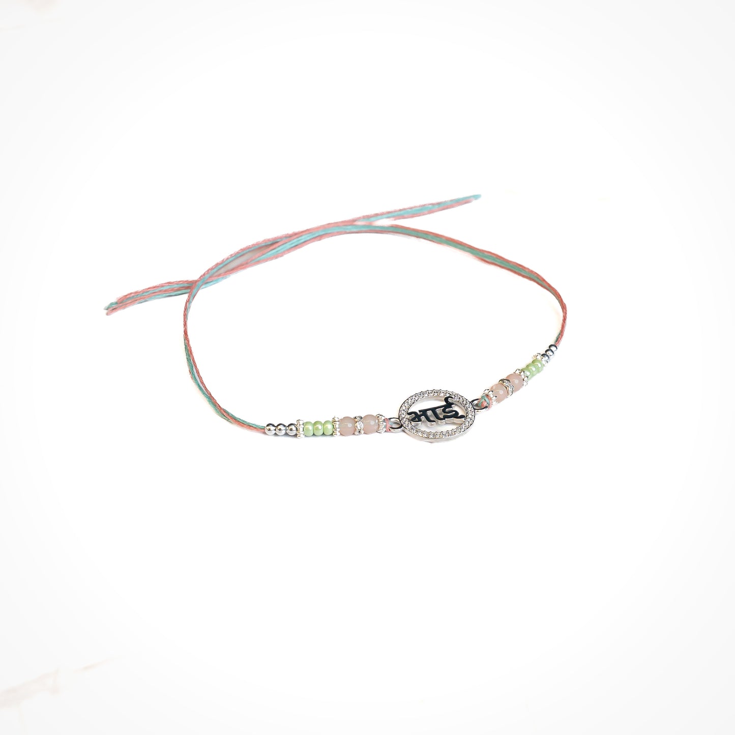 silver rakhi