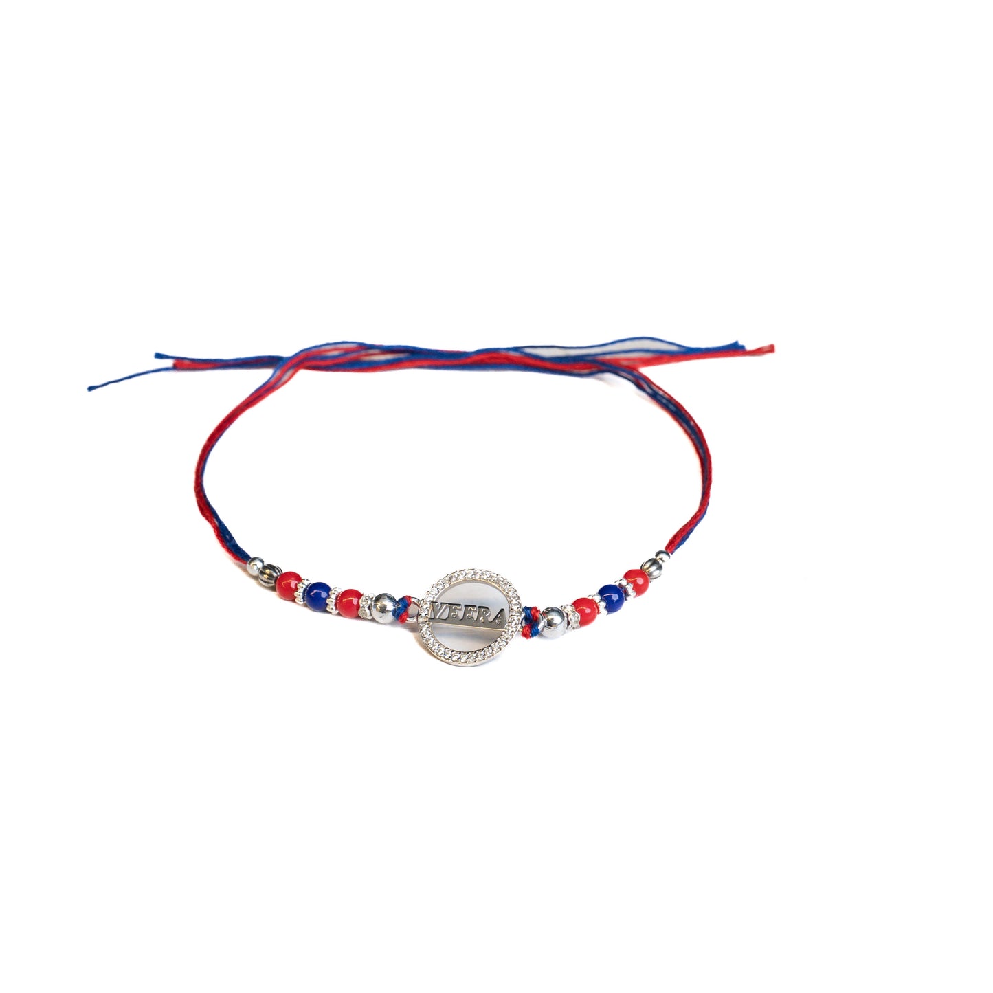 silver rakhi