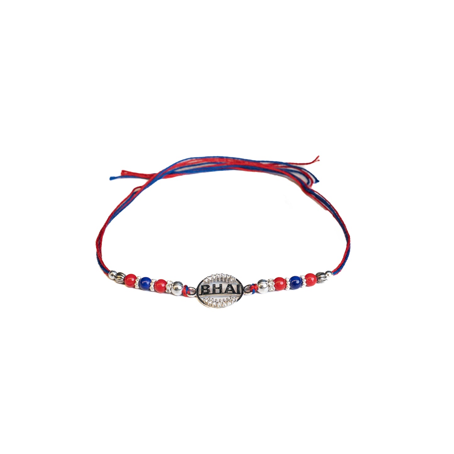 silver rakhi