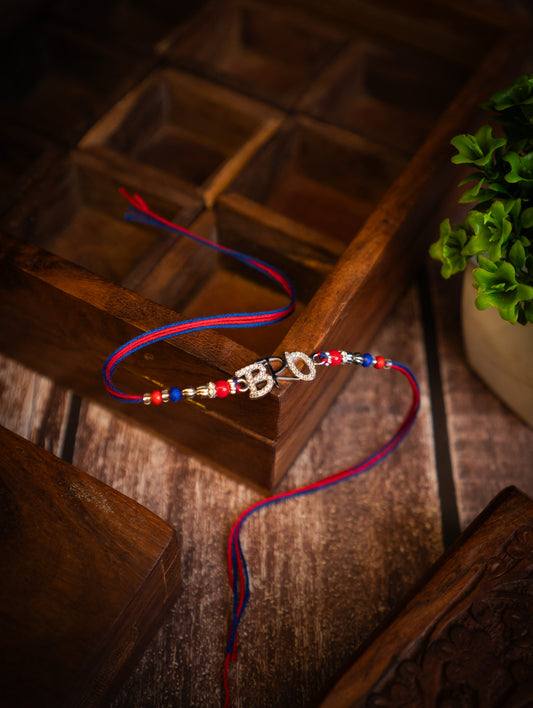 silver rakhi