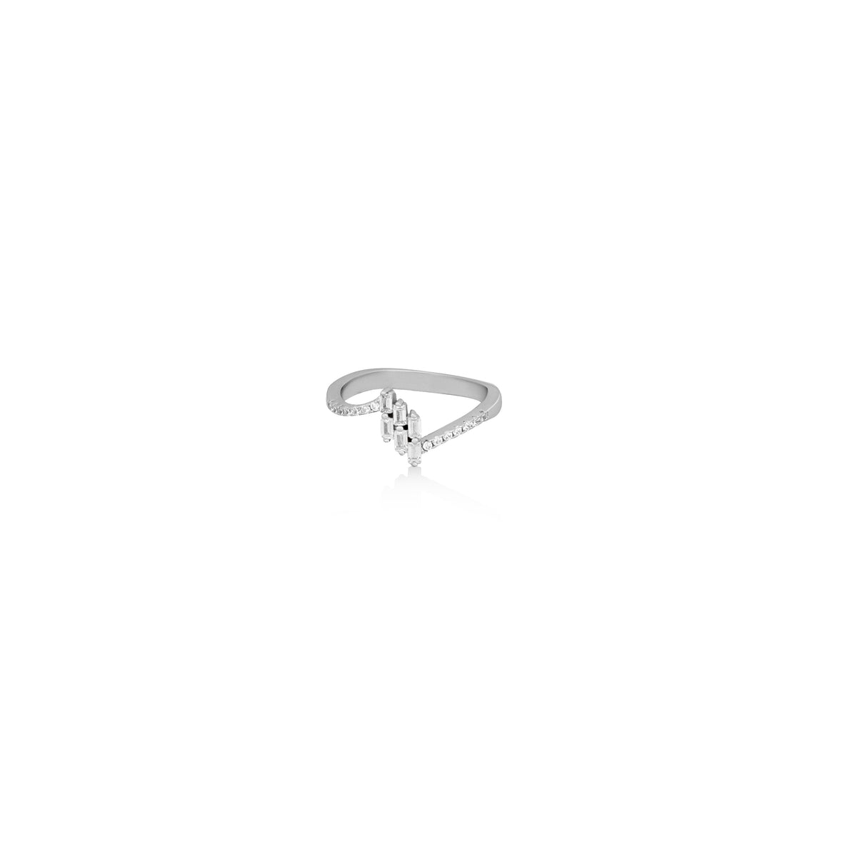 Silver Trilogy of Love Ring