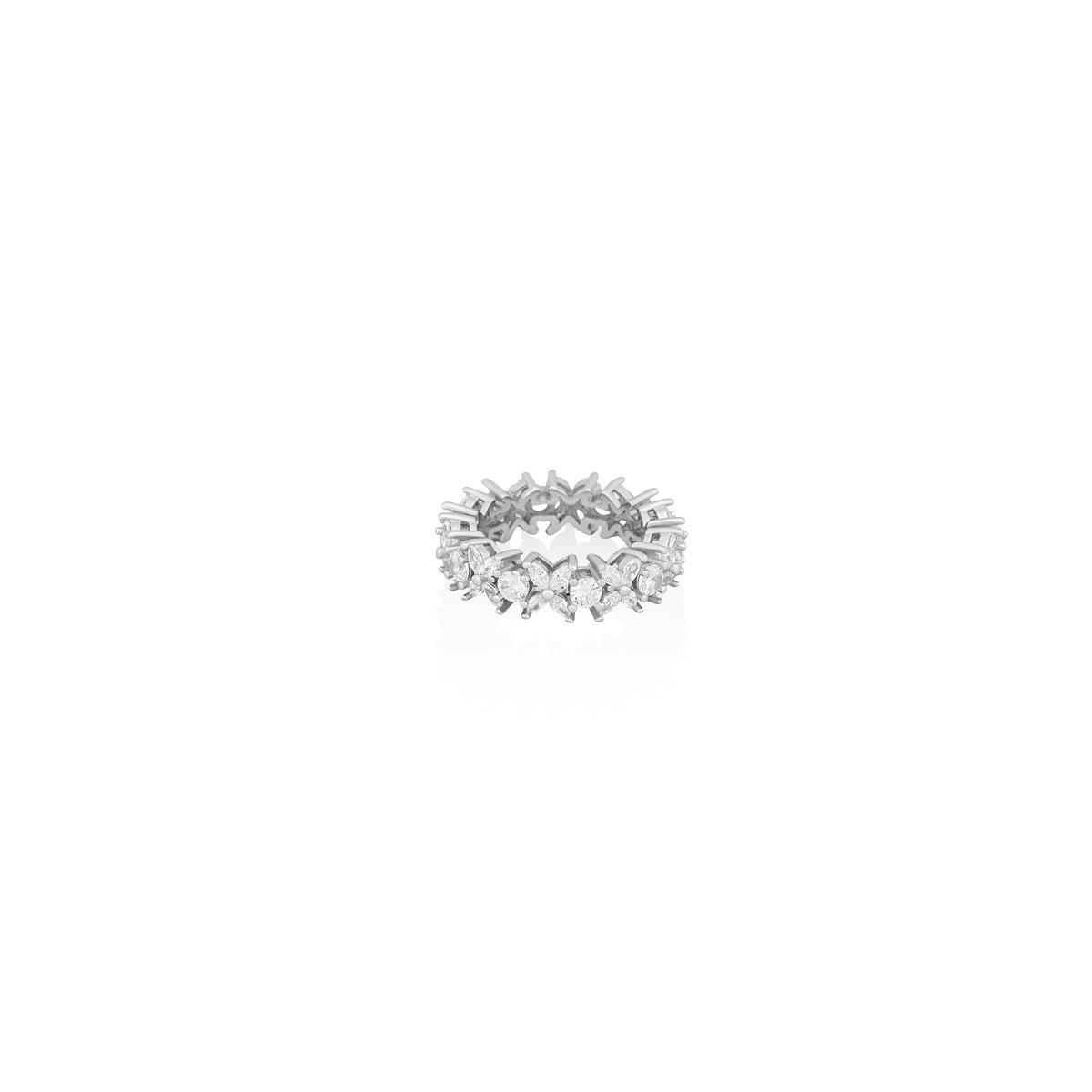 Silverio Snow Crystal Ring