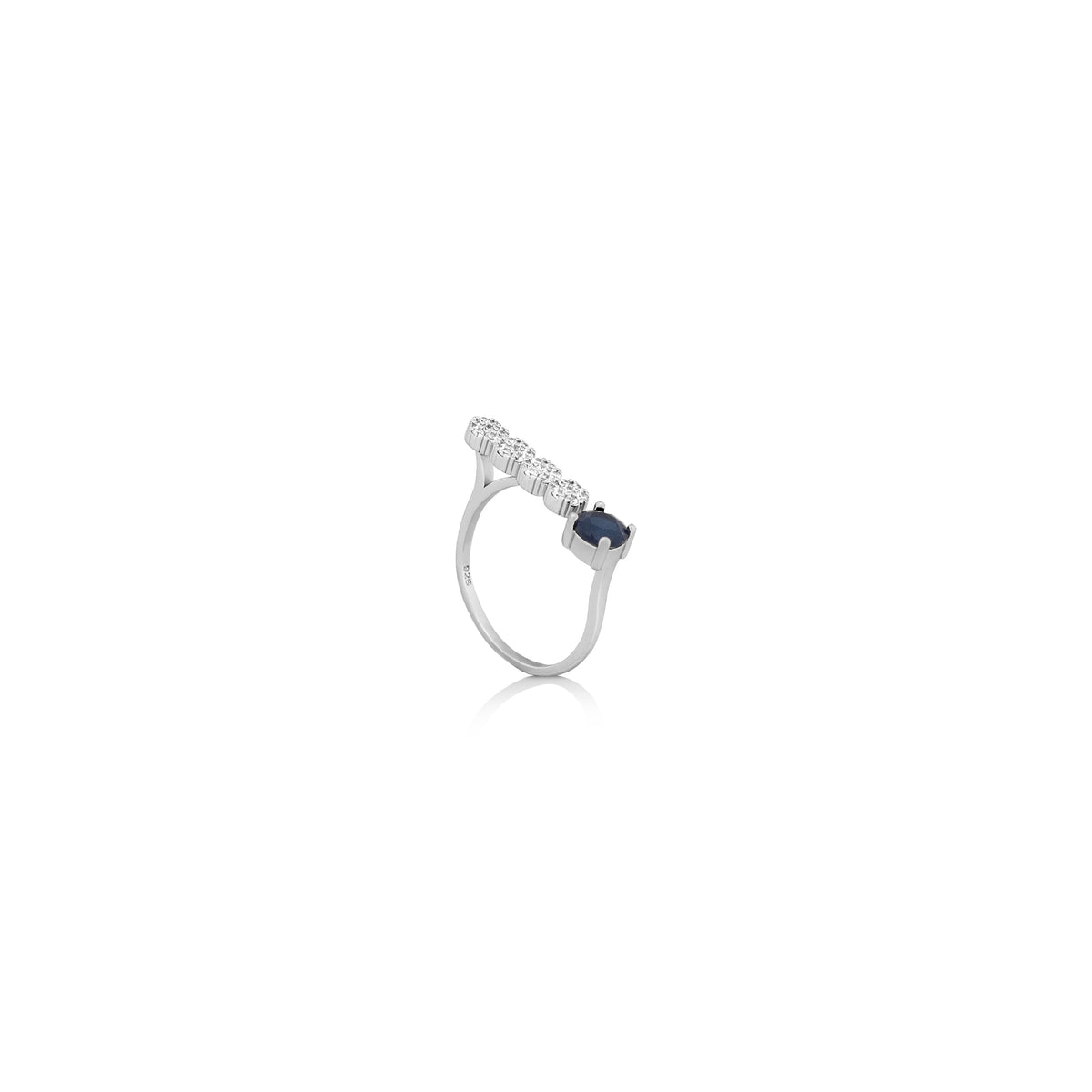 Silver Sapling Ring