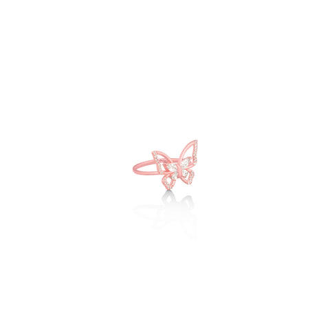 Rose Gold Silverio Butterfly