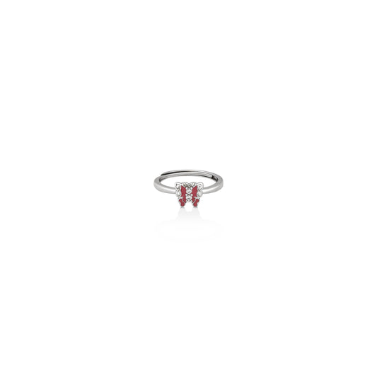Silver Baby Butterfly Ring