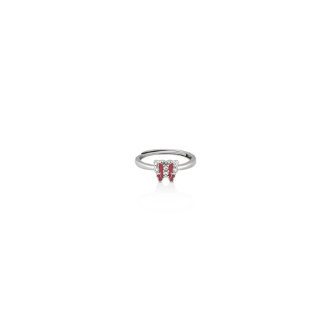 Silver Baby Butterfly Ring