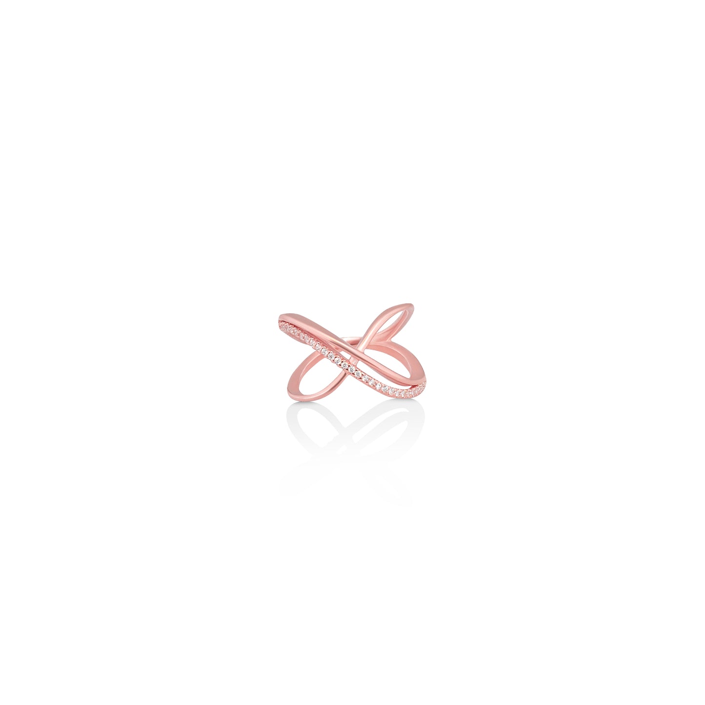 Rose gold Tigris Wide Ring