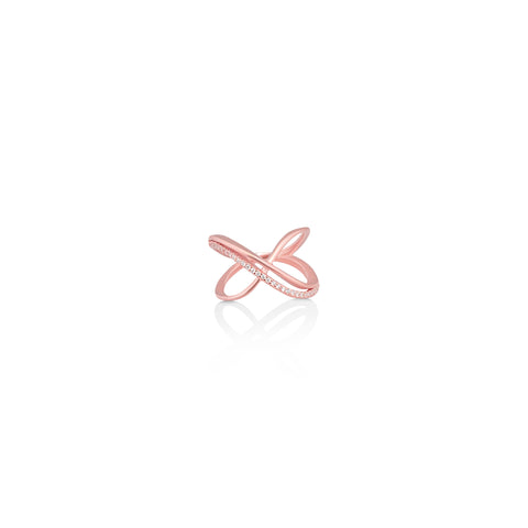 Rose gold Tigris Wide Ring