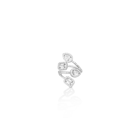Silver Classic Flare Ring