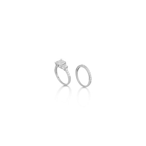 Silver Elegance Ring Set