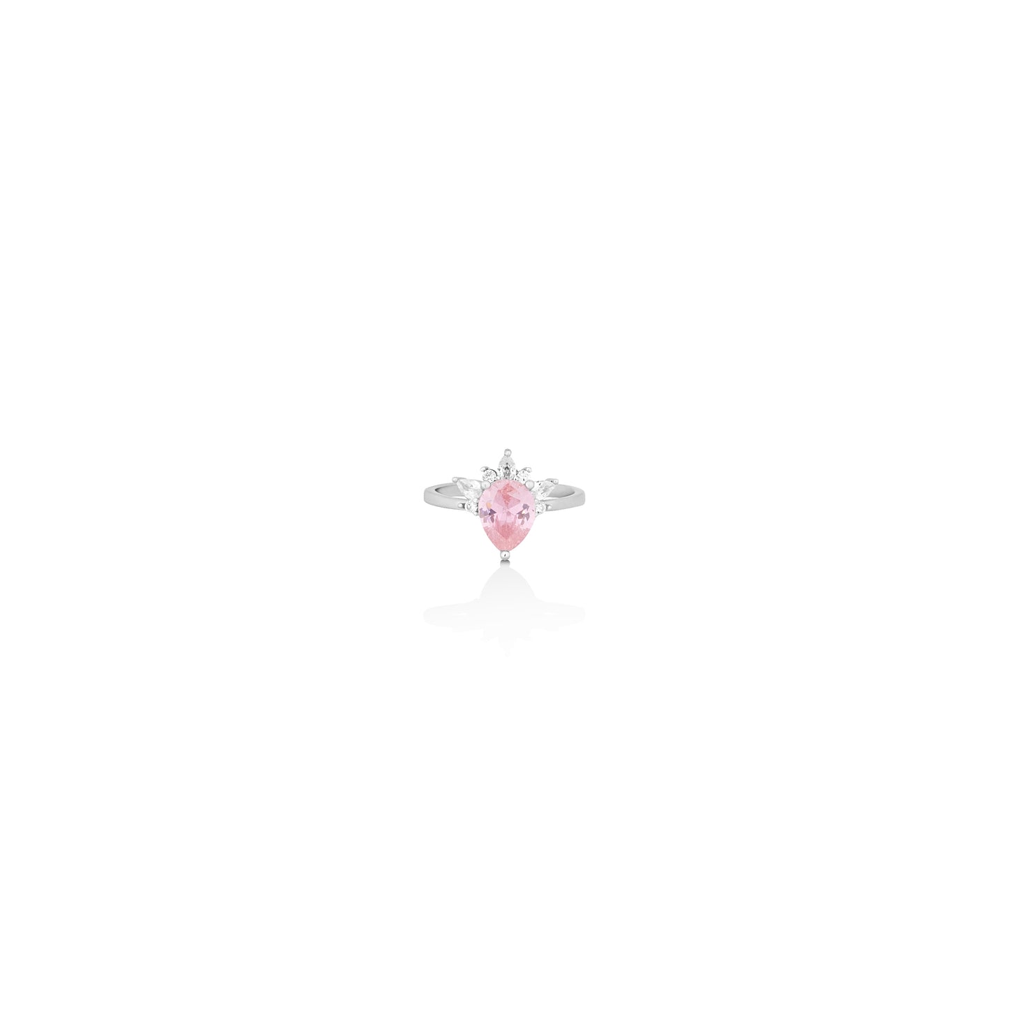 Silver Royalty Ruby Ring
