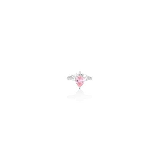 Silver Royalty Ruby Ring