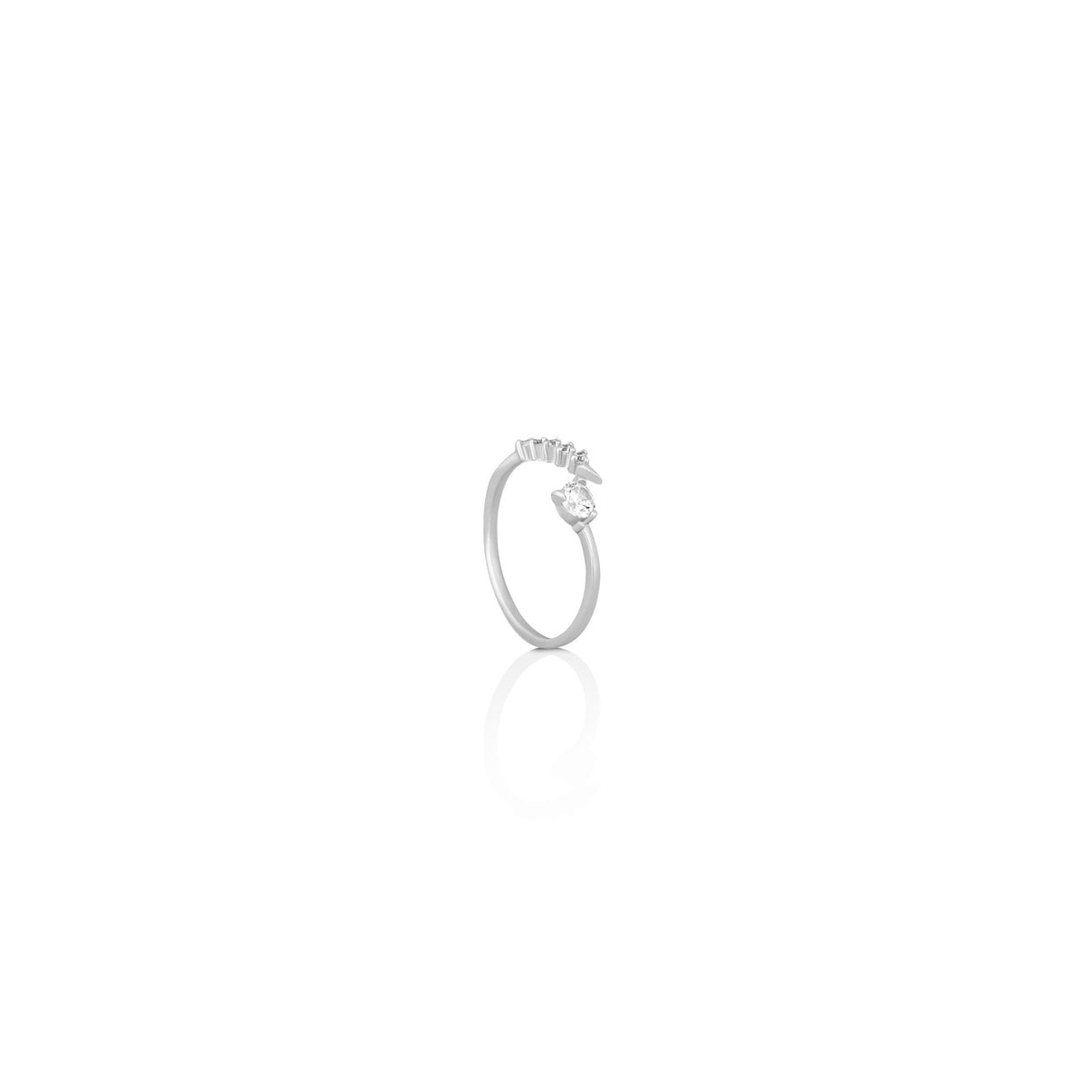 Silver Bertha Ring