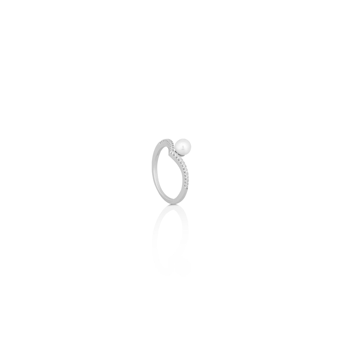 Silver Pearl-Oracle Ring