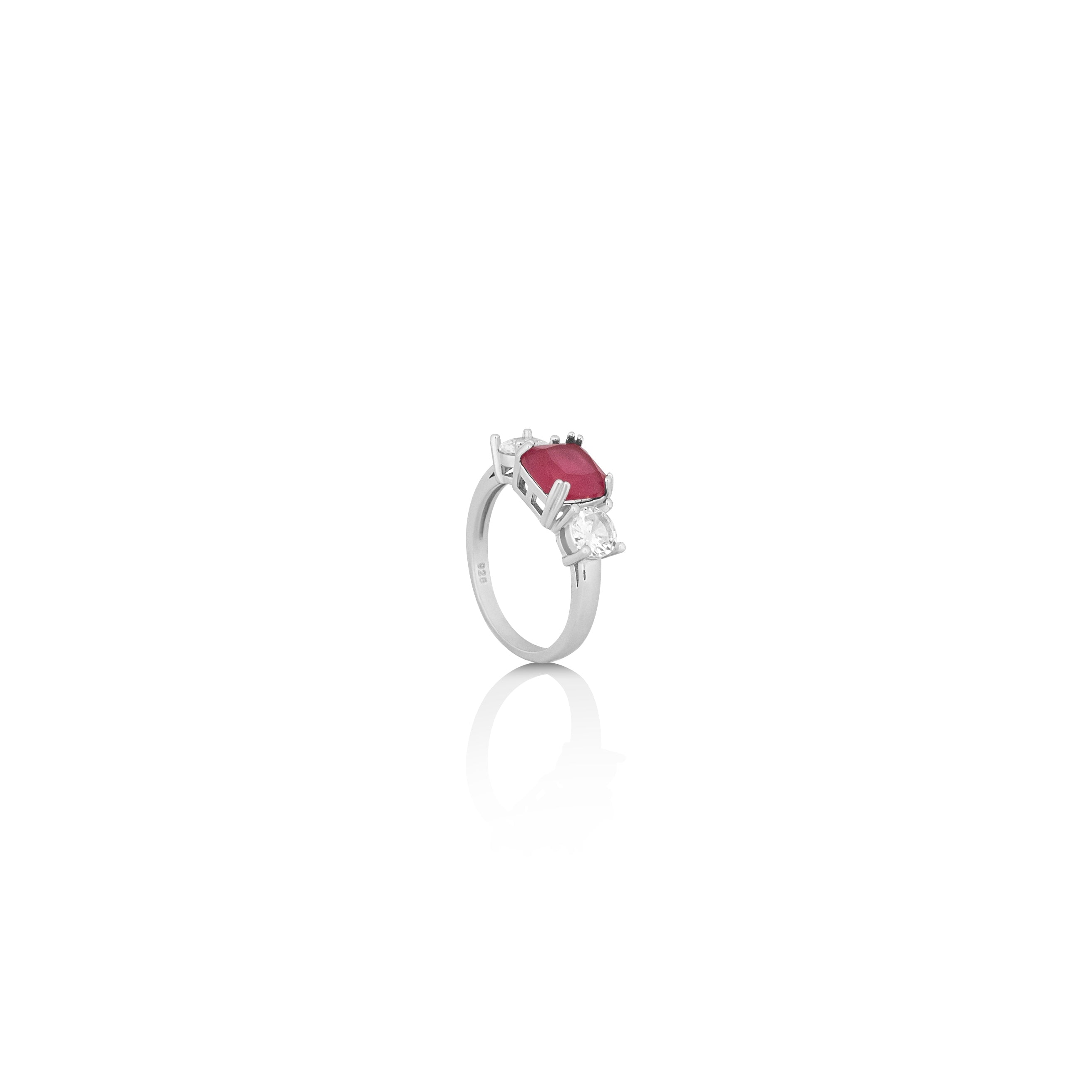 Rose Gold Ruby Gang Ring
