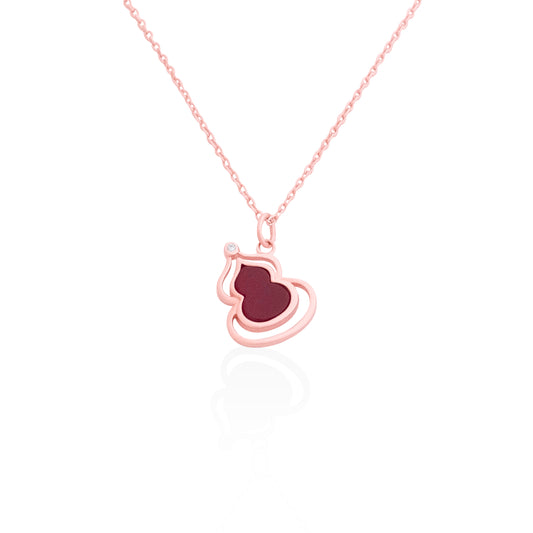 Silverio Rose Gold Red Bhaloo Chain