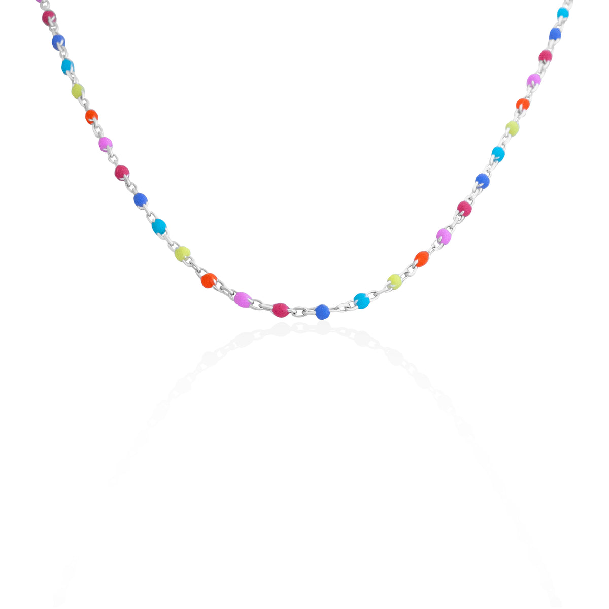 Silverio Rainbow Beads Chain