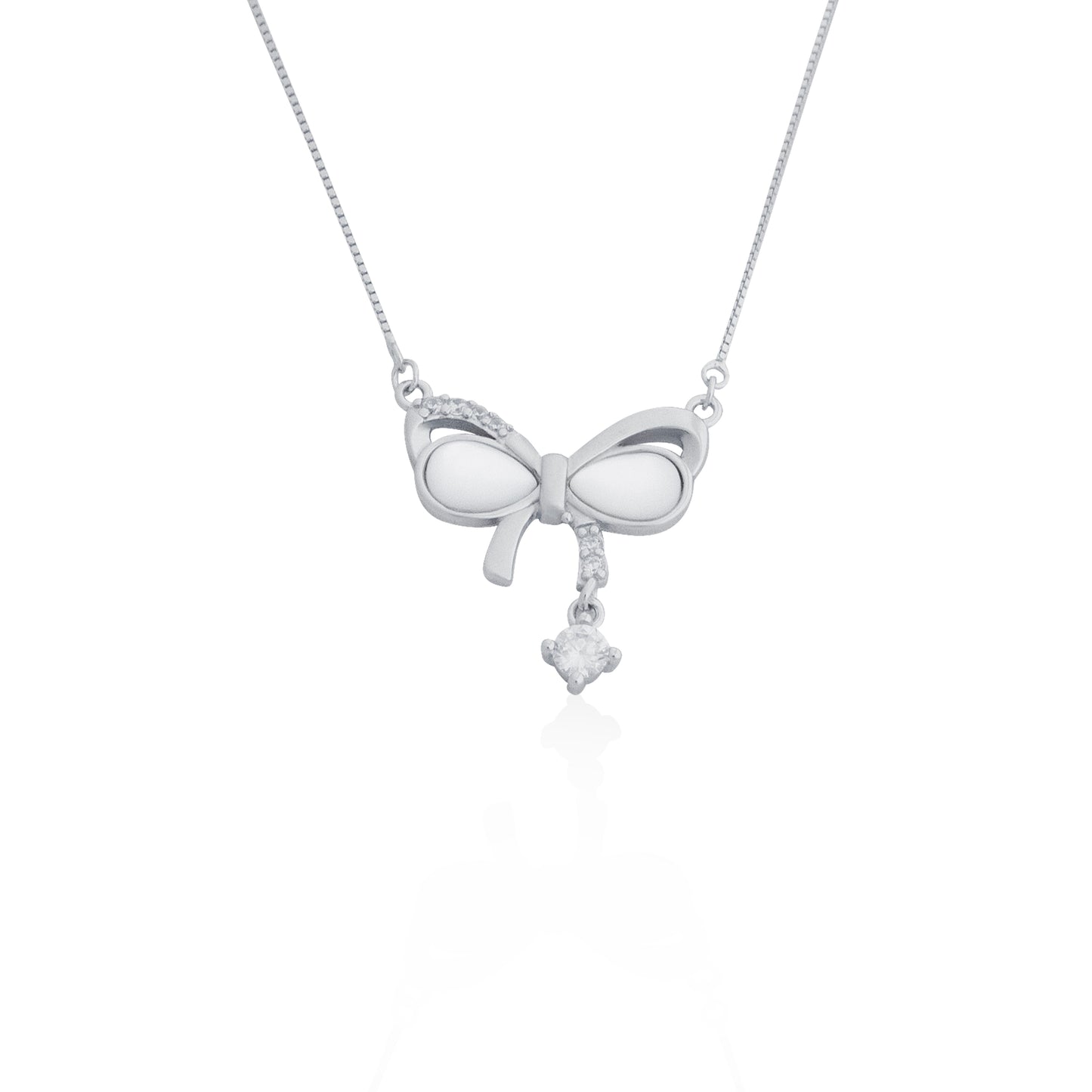 Silverio Mop Bow Chain