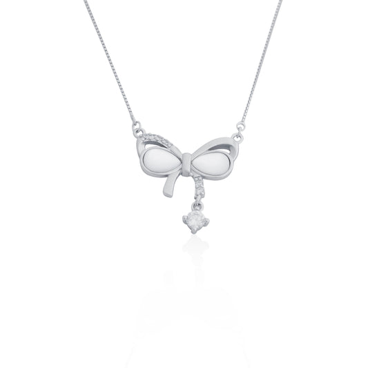 Silverio Mop Bow Chain