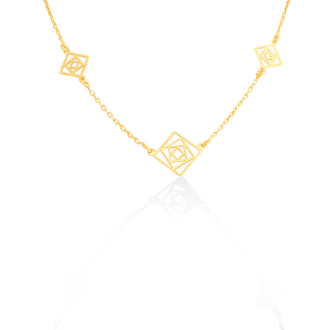 Silverio Gold Square Sunshine Chain