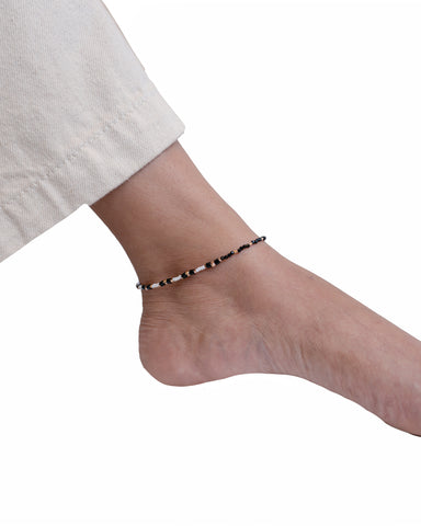 Silver Beach Anklet