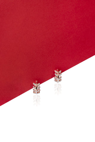 Silverio Leaves Earrings