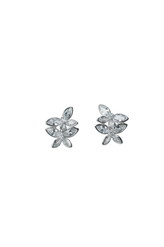 earring features six marquise-cut (butterfly)