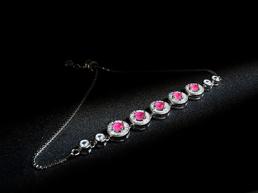 Silverio Ruby Roo Bracelet