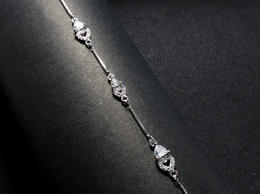 Silverio Maine Dil Tujko Dia Bracelet