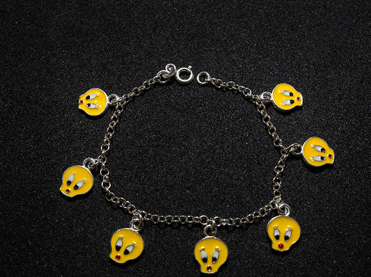 Silverio Kids Tweety Bracelet