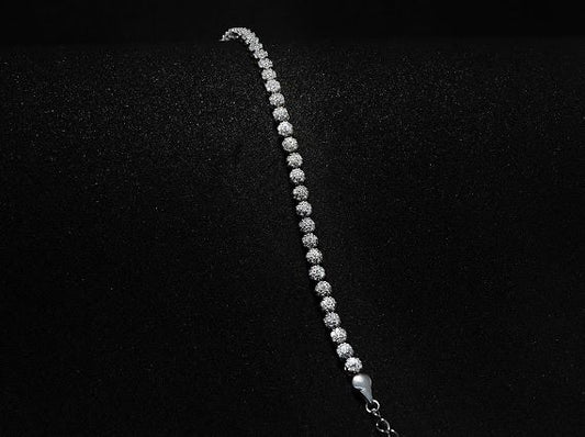 Silverio Round Tennis Bracelet