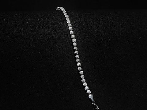Silverio Round Tennis Bracelet
